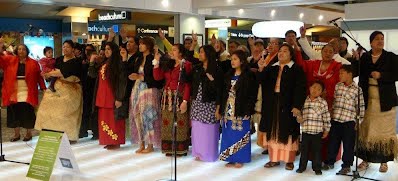 Tongan Choir at Wellington Airport